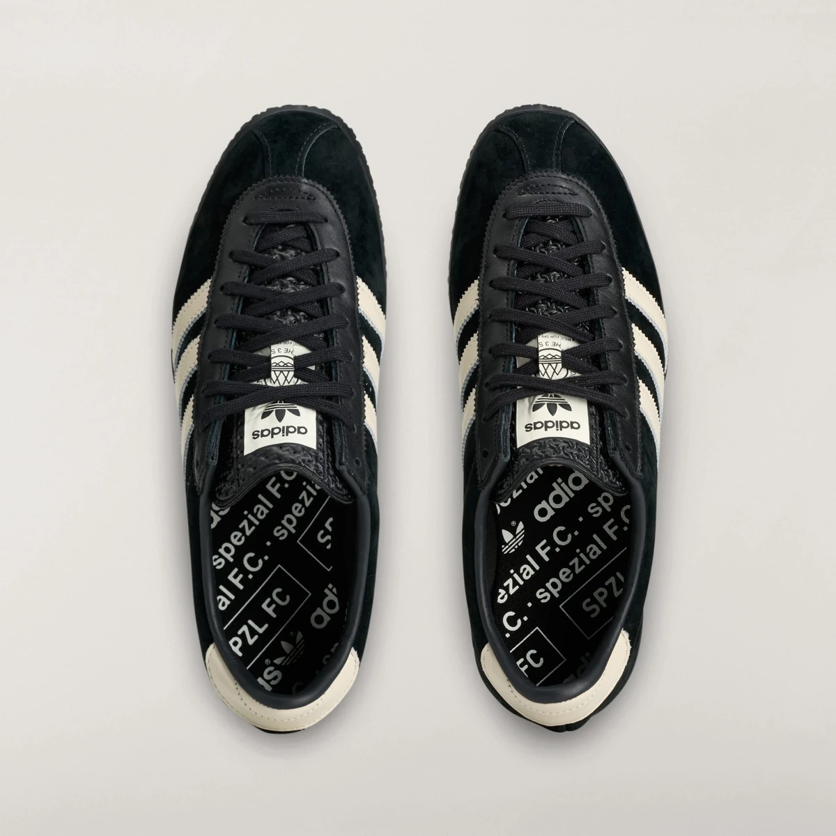 adidas Gazelle
SPZL F.C.
Black / White — HP4248