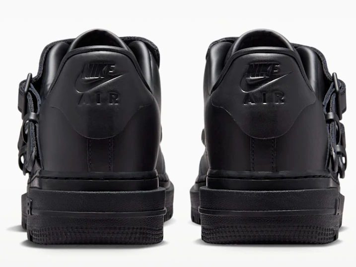 Nike Air Force 1 Luxe ‘Black’: Una silueta negra con detalles plateados — JA3822-010