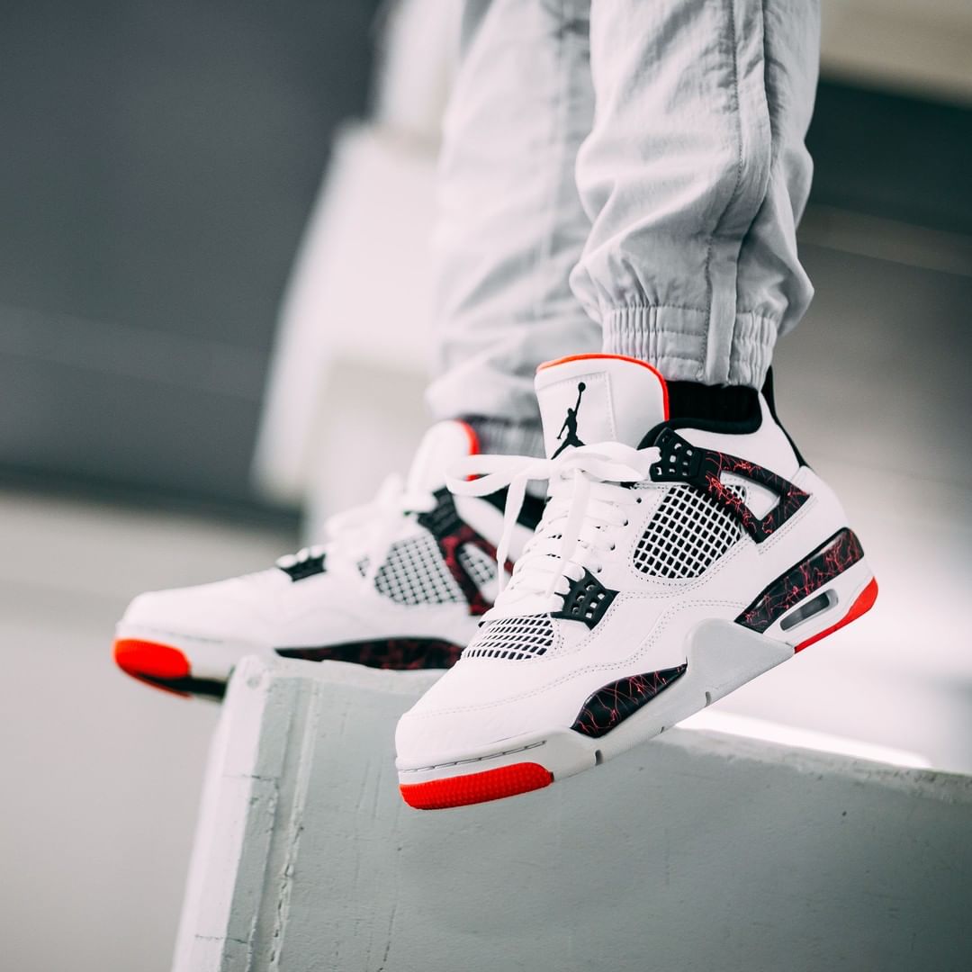 jordan 4 white crimson