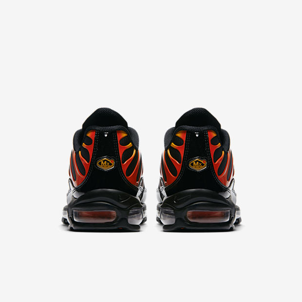 air max 97 plus black shock orange