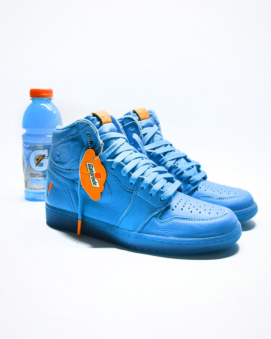 cool blue gatorade jordans
