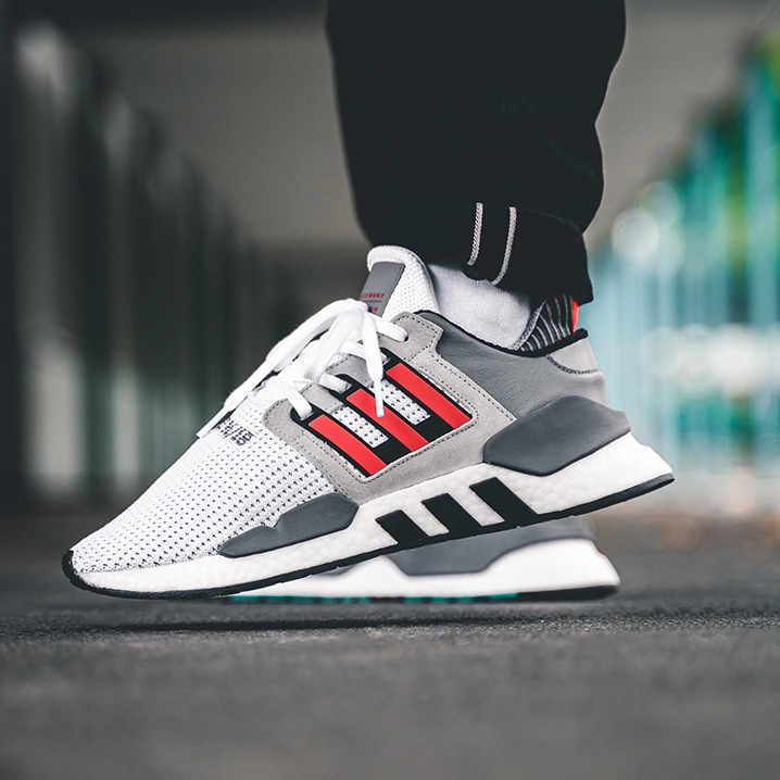 insidesneakers • Adidas EQT Support 91/18 White / Grey / Red • B37521