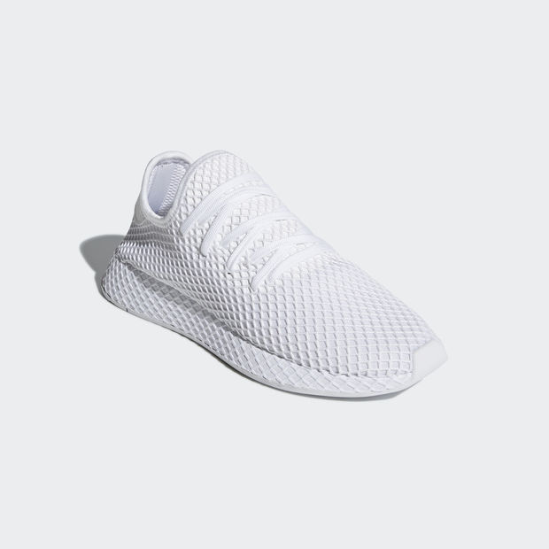 adidas deerupt runner triple white