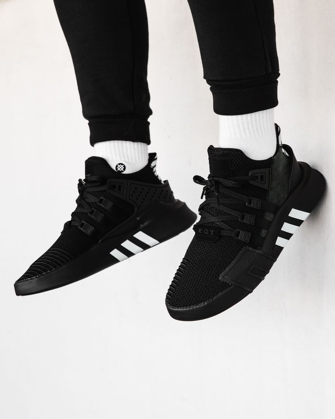adidas originals eqt bask adv sneakers in black cq2991