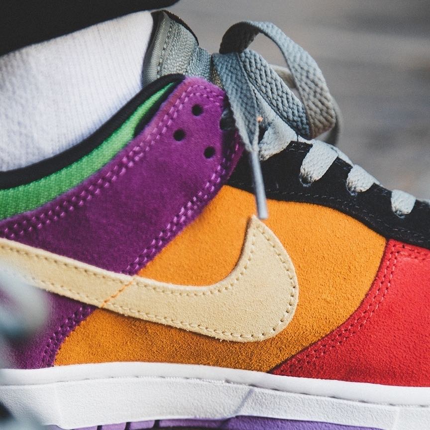 dunk low viotech on feet