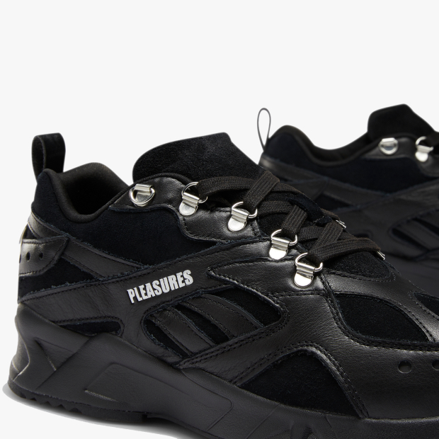 insidesneakers • Pleasures x Reebok Aztrek Black / White • DV9922