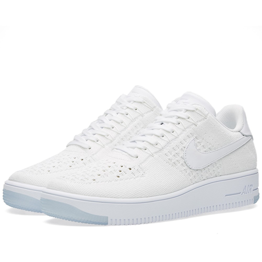 air force 1 flyknit white mens