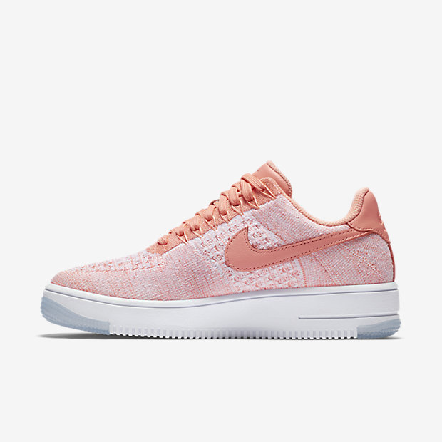 pink flyknit air force 1