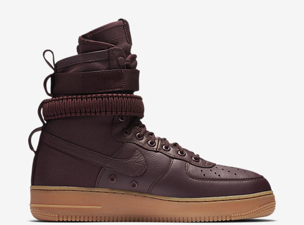 nike sf air force 1 deep burgundy