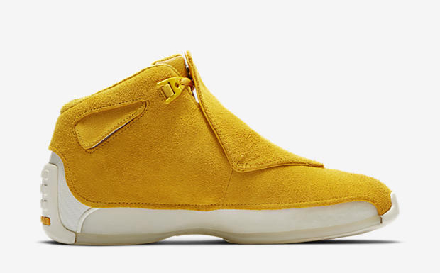 yellow ochre jordan 18