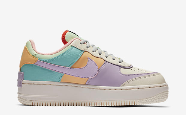 nike air force 1 shadow pastel trainers pale ivory