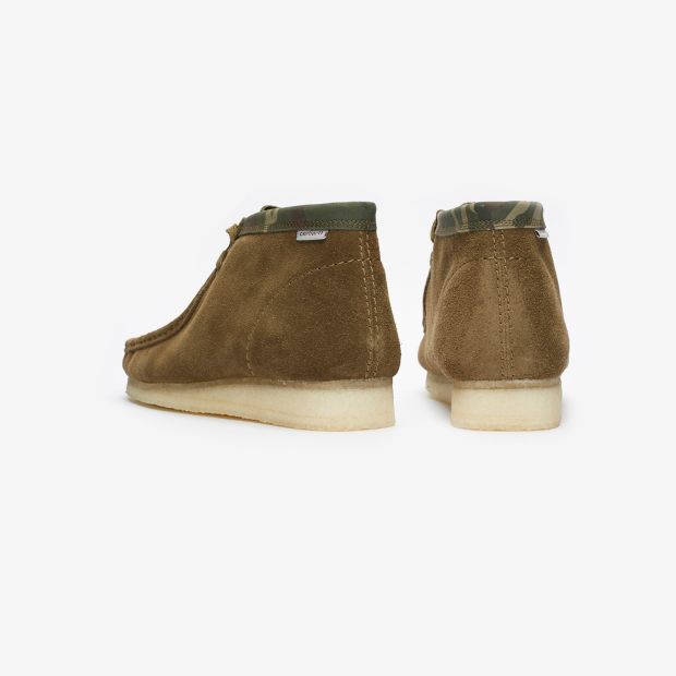 Clarks x Carhartt
Wallabee Boot
Olive Camouflage