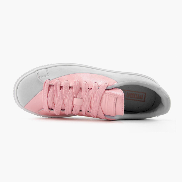 Puma Basket Platform Valentine
Grey / Pink