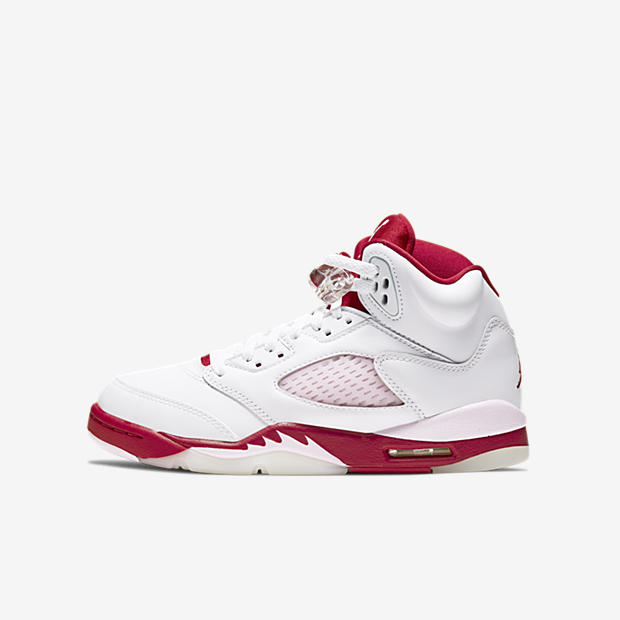 Air Jordan 5 Retro
White / Gym Red