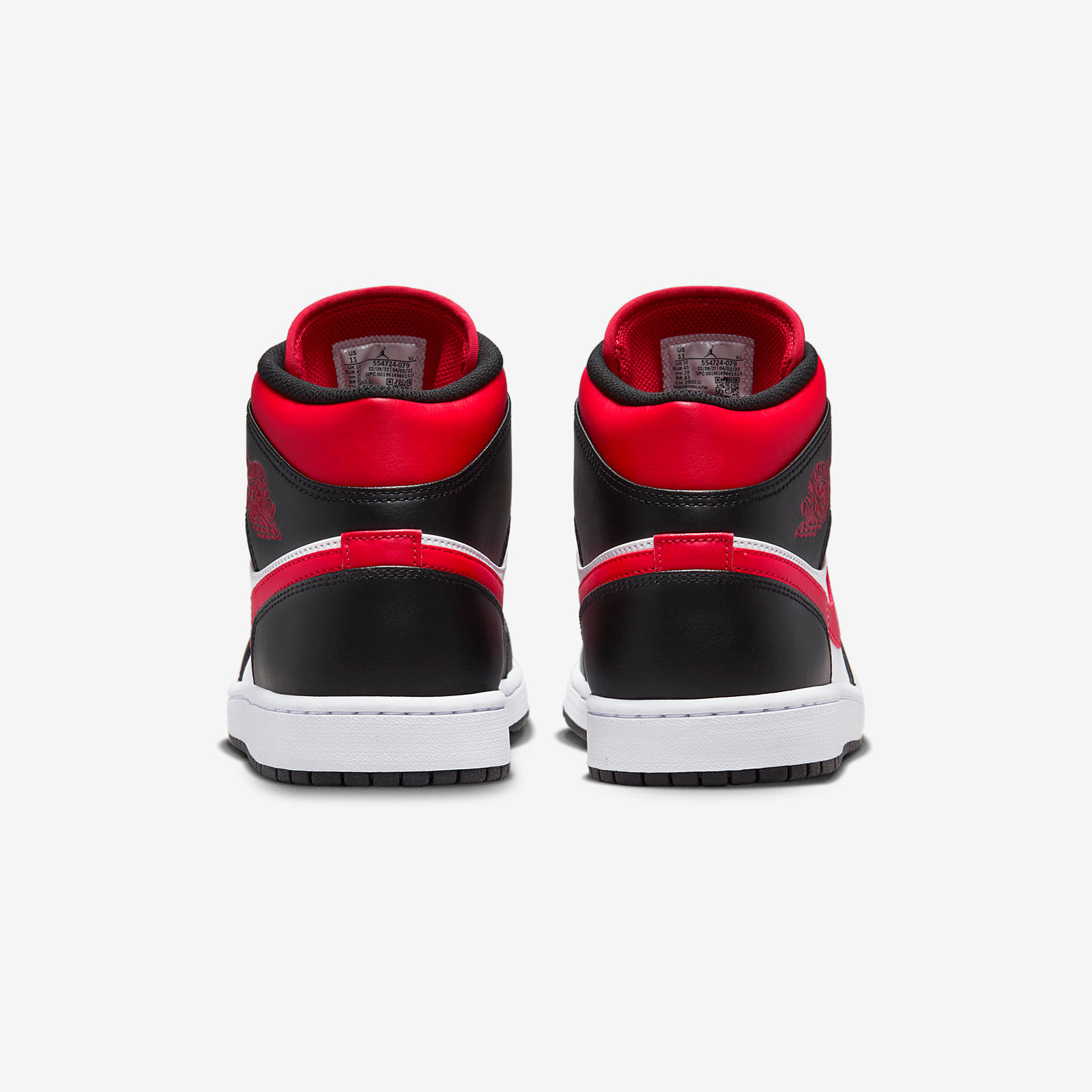 Air Jordan 1 Mid
Black / Fire Red