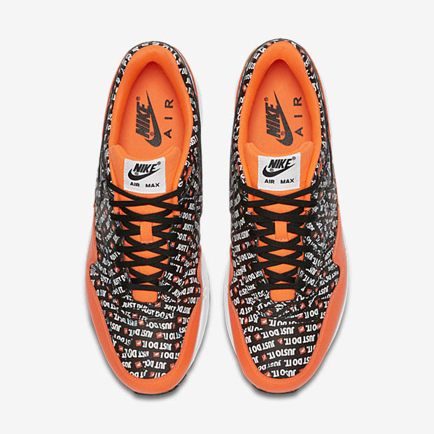Nike Air Max 1 Premium
« Just Do It »
Black / Orange / White