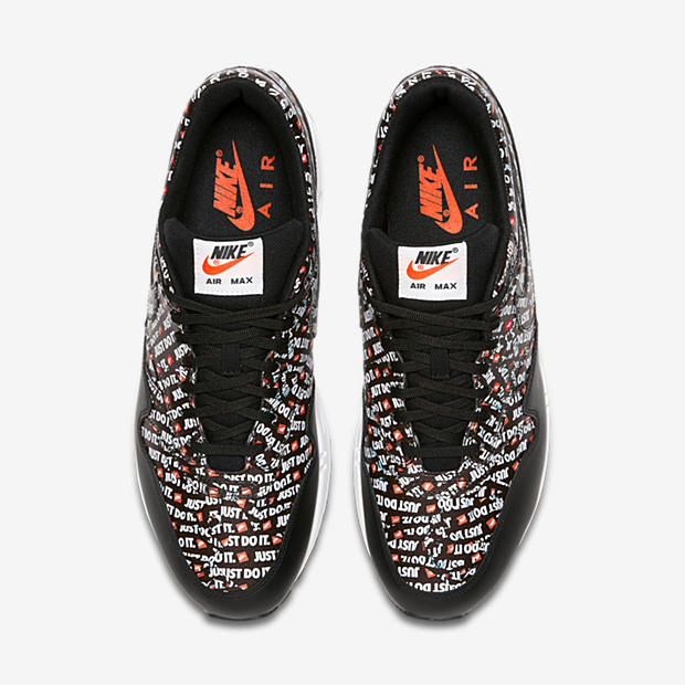 Nike Air Max 1 Premium
« Just Do It »
Black / White / Orange