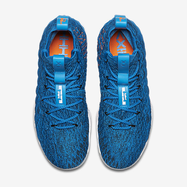 Nike LeBron 15
Photo Blue / Total Orange