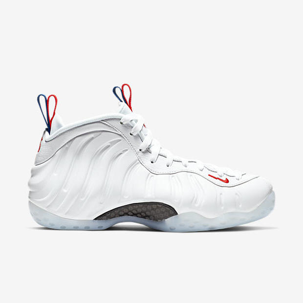Nike Air Foamposite 1
White / Game Royal / Red