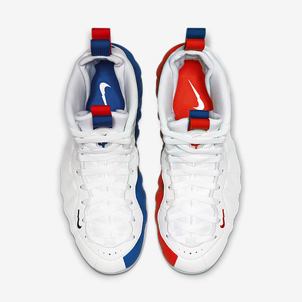 Nike Air Foamposite 1
White / Game Royal / Red