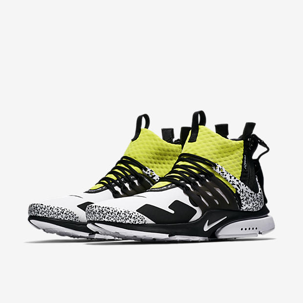 Nike x ACRONYM
Air Presto Mid Utility
Black / Yellow / White