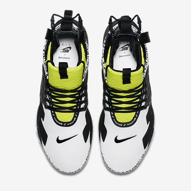 Nike x ACRONYM
Air Presto Mid Utility
Black / Yellow / White