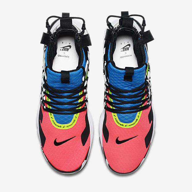 Nike x ACRONYM
Air Presto Mid Utility
Pink / Blue / Black