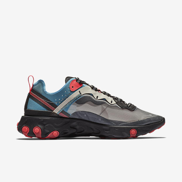 Nike React Element 87
Solar Red / Blue Chill