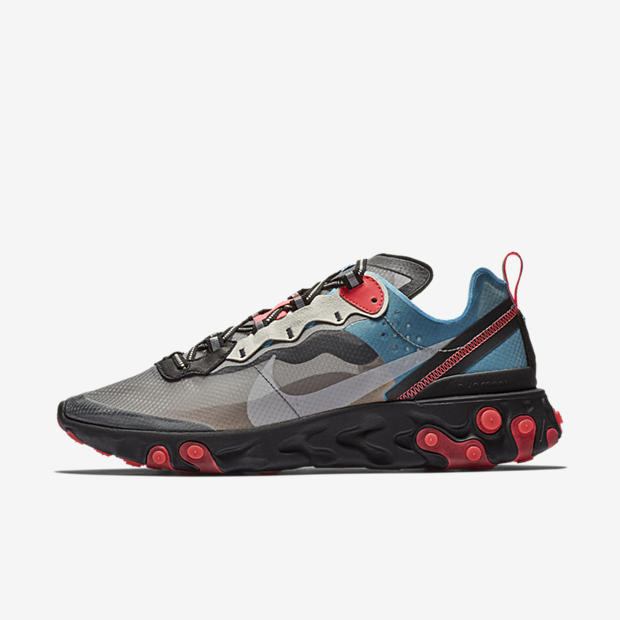 Nike React Element 87
Solar Red / Blue Chill