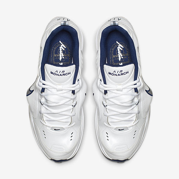 Nike x Martine Rose
Air Monarch 4
White / Silver / Navy