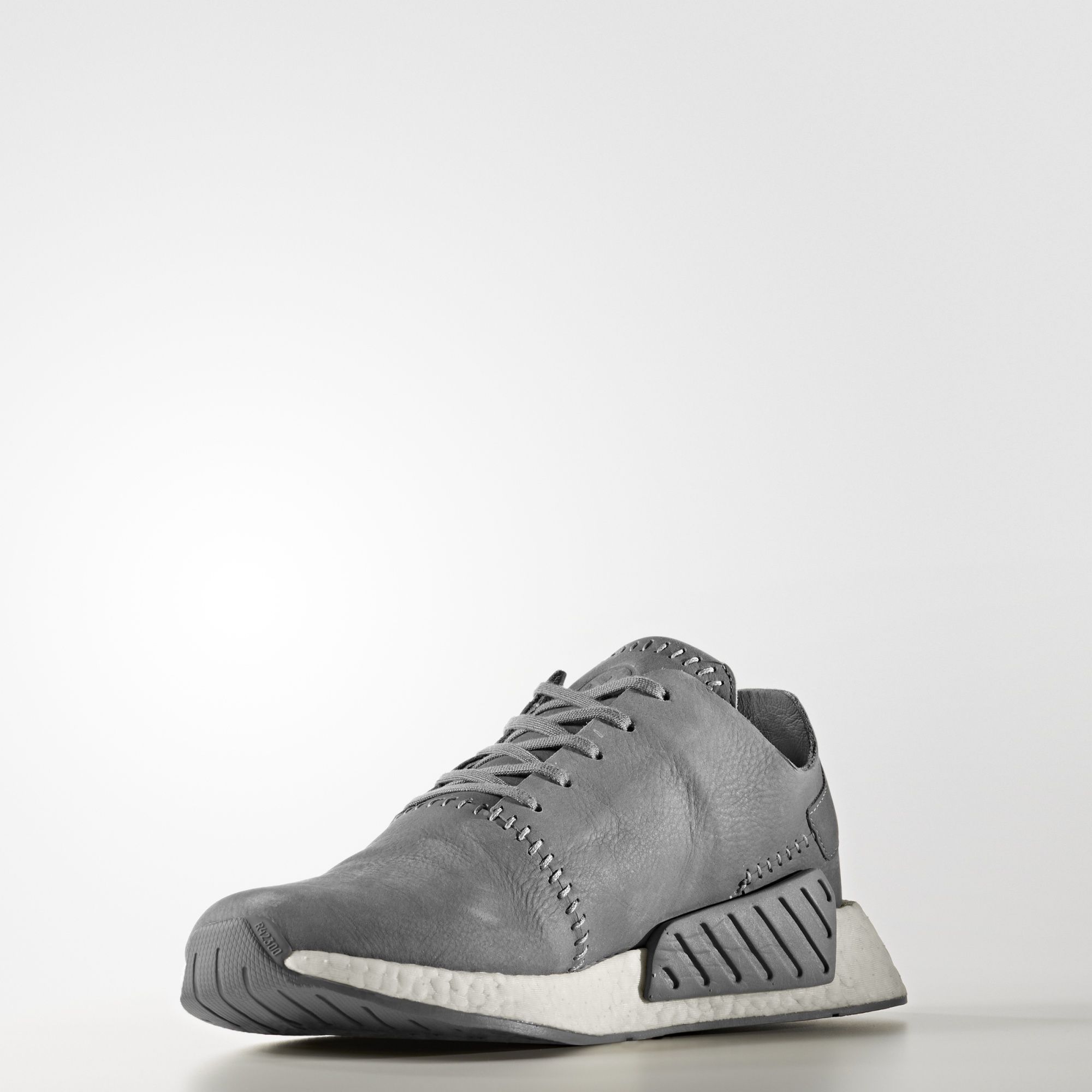 Adidas Originals by Wings + Horns 
NMD_R2 Boost
Dark Grey / Off-White
