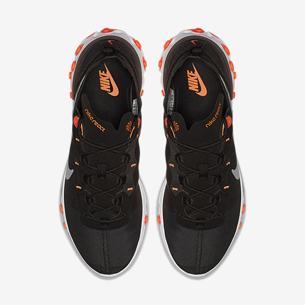 Nike React Element 55
Black / Total Orange