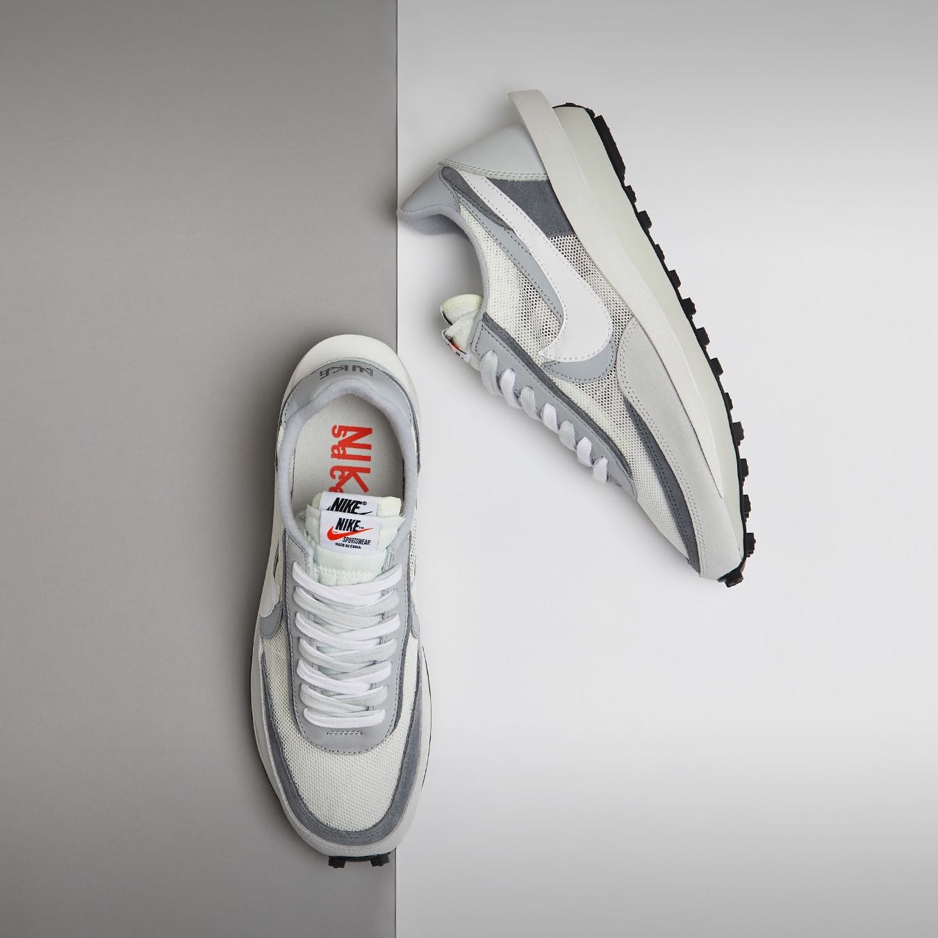 Nike x Sacai LDWaffle
White / Grey