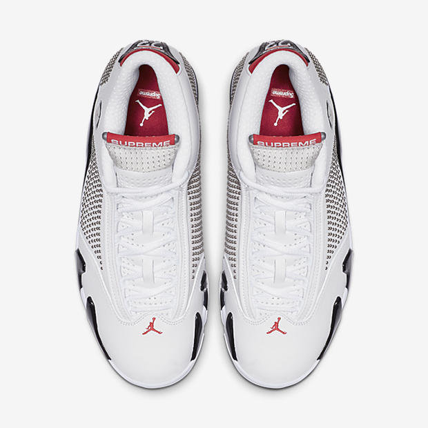 Supreme x Air Jordan 14
White / Red