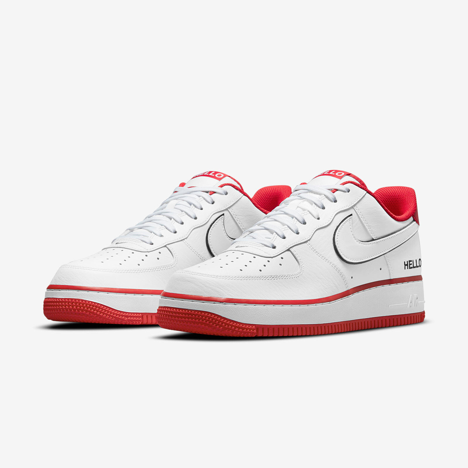 Nike Air Force 1 Hello
White / Red