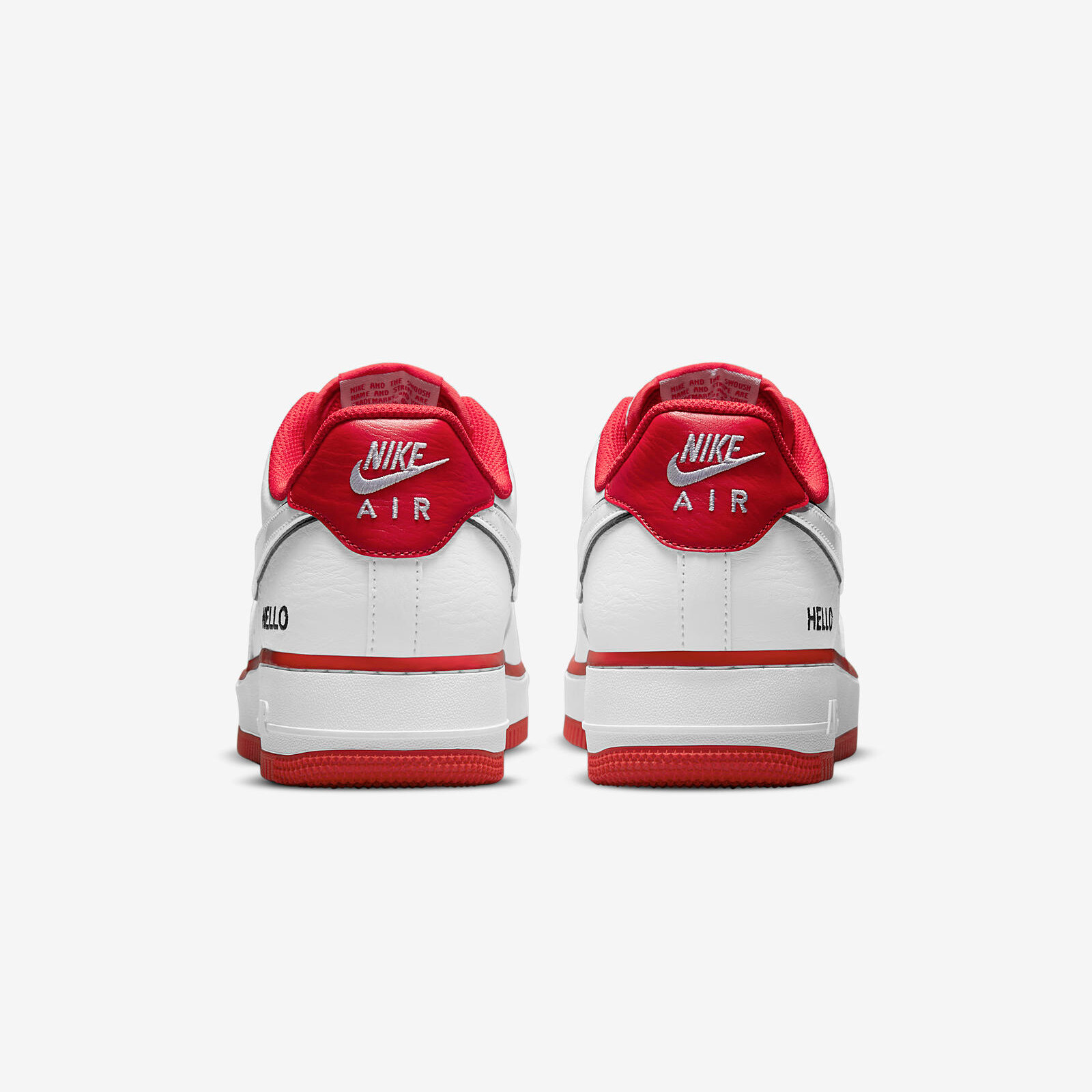 Nike Air Force 1 Hello
White / Red