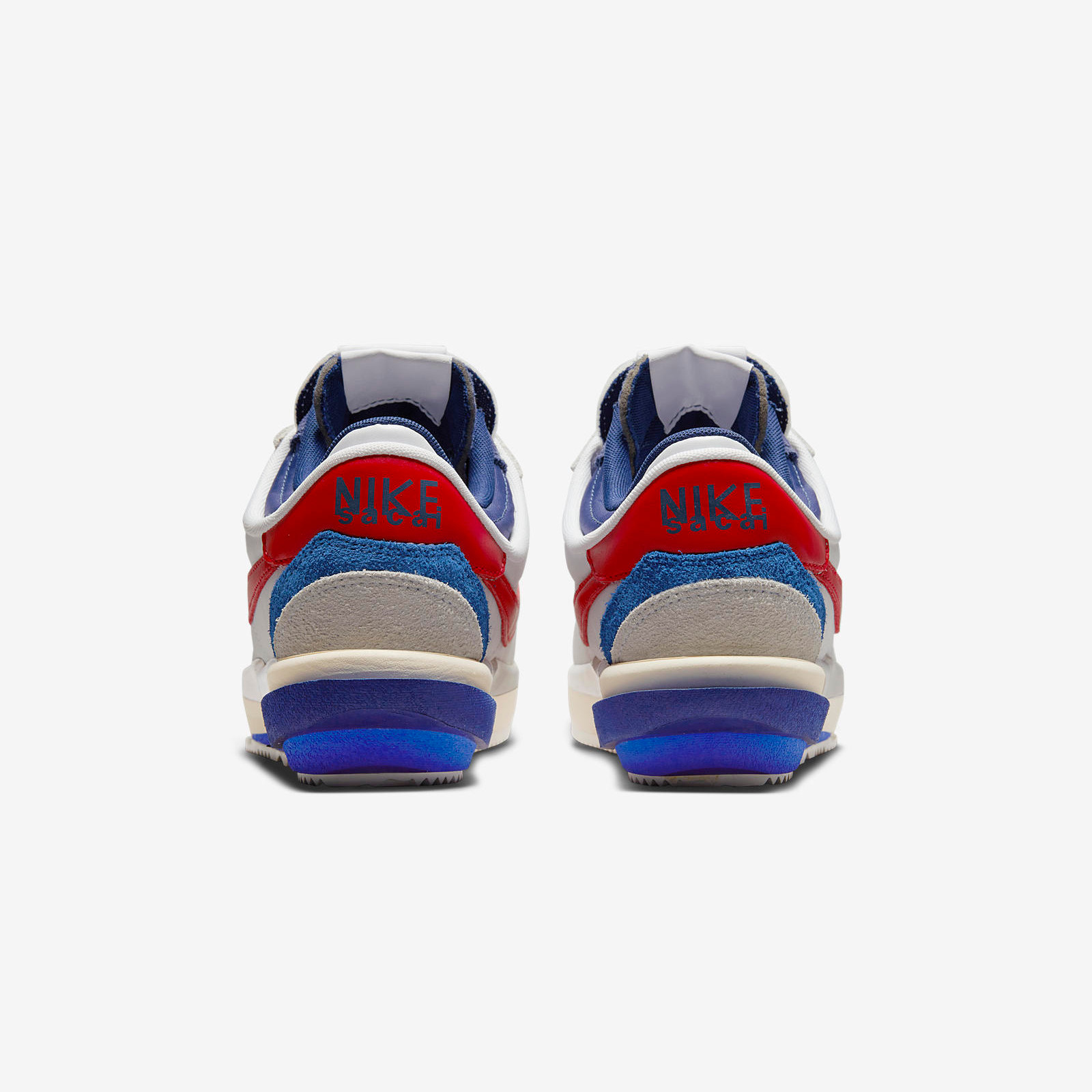 Sacai x Nike
Zoom Cortez
White / Red / Blue