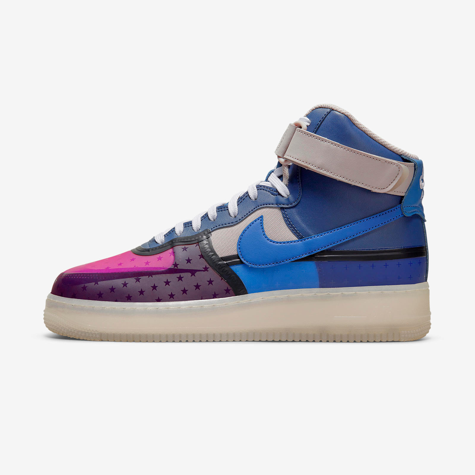 Nike Air Force 1 High 07
Thunder Blue / Pink Prime