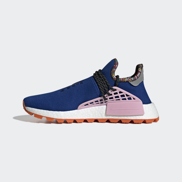 Adidas x Pharrell Williams
SOLARHU NMD
Blue / Pink / Orange