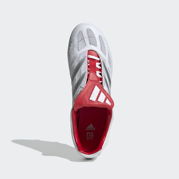David Beckham x Adidas
Predator Precision FG
Silver Metallic / Red
