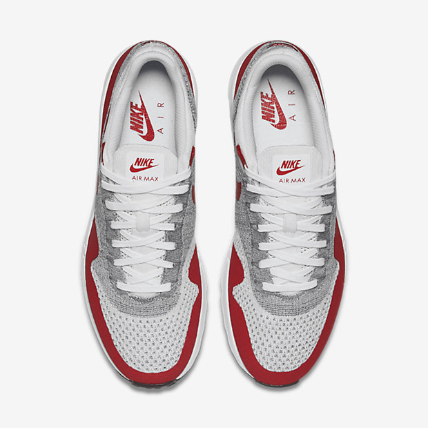 Nike Air Max 1 Ultra Flyknit
White / University Red