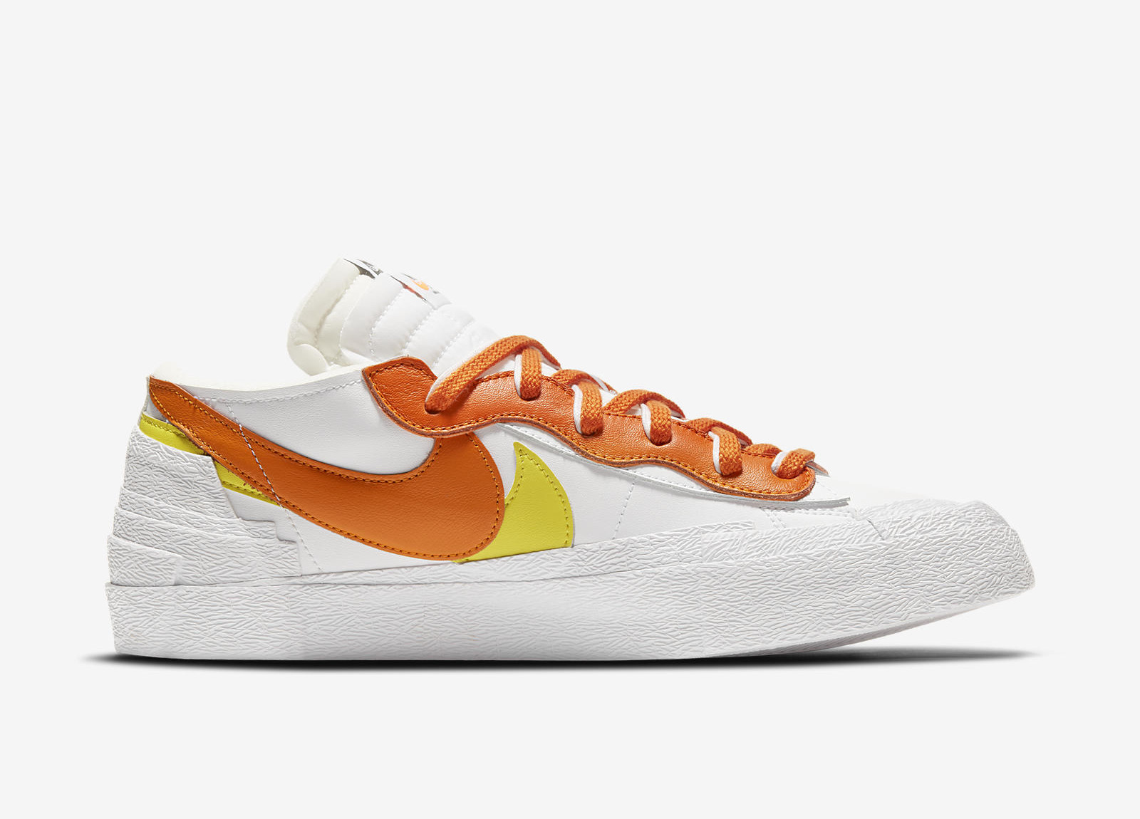 Nike x  Sacai
Blazer Low
Magma Orange